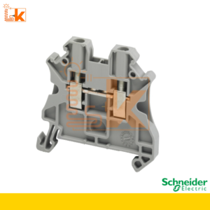 SCHNEIDER LINERGY PASSTHROUGH TERMINAL BLOCK 25MM2 24A SINGLE LEVEL 1X1 SCREW GREY