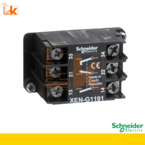 SCHNEIDER SPRING RETURN CONTACT BLOCK 1NC+2NO-FRONT MOUNTING