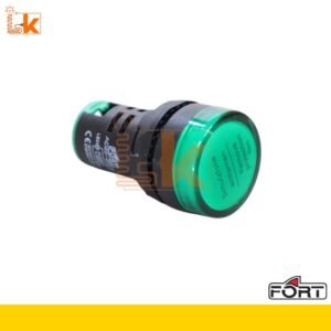 FORT PILOT LAMP 22MM,220VAC-YELLOW FORT AD22-22DS/220VAC-Y-FORT