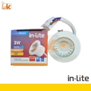 INLITE LED SPOTLIGHT 3W KUNING 3000K