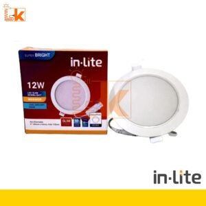 INLITE DOWNLIGHT SLIM LED 12W 6500K PUTIH