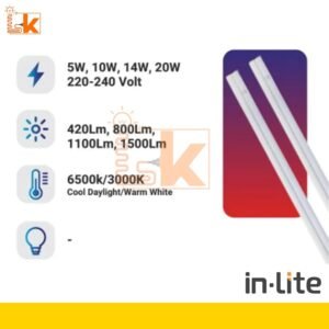 IN-LITE T5 BATTEN 14W 6500K INT5003