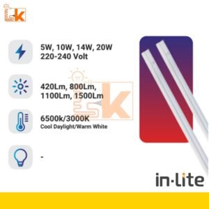 IN-LITE T5 BATTEN 20W 6500K INT5003