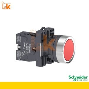 SCHNEIDER PUSH BUTTON FLUSH RED 1NC